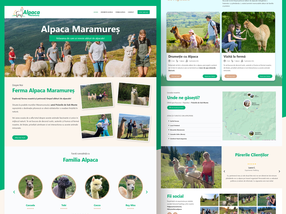 Alpaca Maramures Website