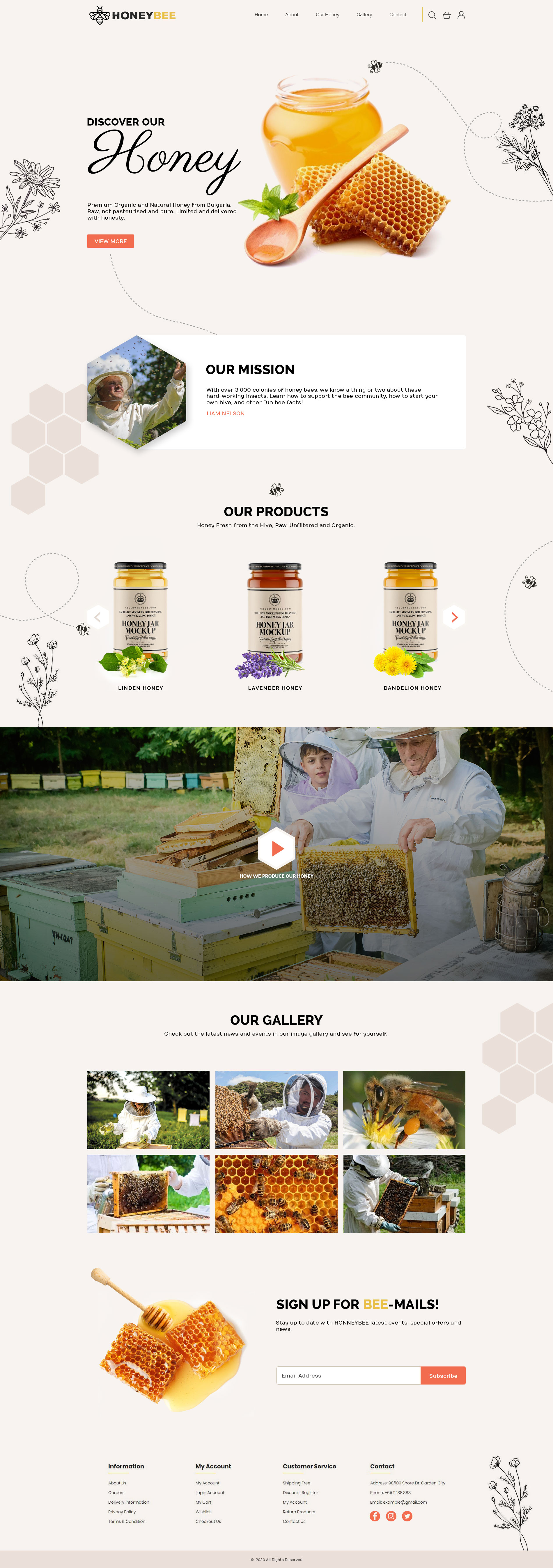 Website Design HoneyBee-103