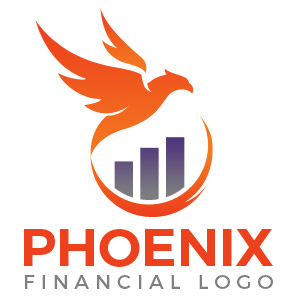 Logo design Phoenix Financial Abstract Logo